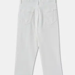 R&B Kids White Regular Fit Jeans image 2