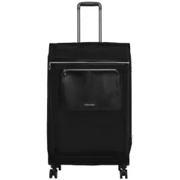 Calvin Klein Union Square Black Polyster Soft Large Trolley - 28 cms-image-27