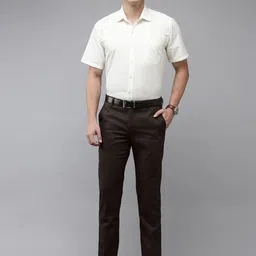 Arrow Men Original Tapered Fit Formal Trousers image 4
