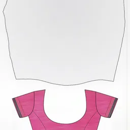 KANOODA Ethnic Motifs Printed Pure Georgette Saree image 4