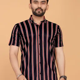 FABRIPPLE Men Classic Opaque Printed Casual Shirt-picture-39