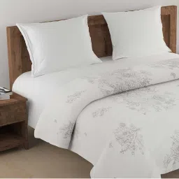 Swayam Mercerized Pure Cotton Double Bed Ac Comforter-White/Neutral image 5