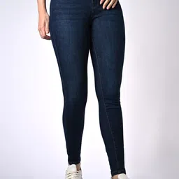 Kraus Jeans Women Cotton Mid-Rise High-Rise Light Fade Jeans-image-9