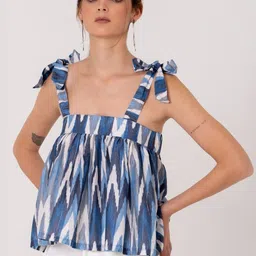 KALAMIR Print Ethnic Cotton Top-picture-14