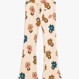 Koton Girls Printed Pure Cotton Trouser image 1