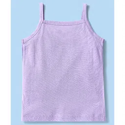 Babyhug 100% Cotton Single Jersey Knit Sleeves Antibacterial Slips With Polka Dots & Rainbow Print Pack Of 3 - Pink Purple & Yellow image 3