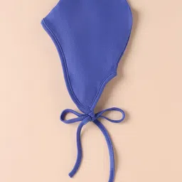 Ben Benny Interlock Knit Tie Knot Caps with Farm Print Pack of 2 White & Blue - Diameter 13 cm image 4