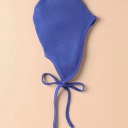 Ben Benny Interlock Knit Tie Knot Caps with Farm Print Pack of 2 White & Blue - Diameter 13 cm image 5