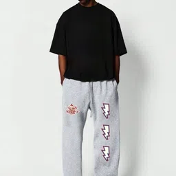 CLOTH N CODE Men Printed Relaxed Straight Fit Trousers image 3