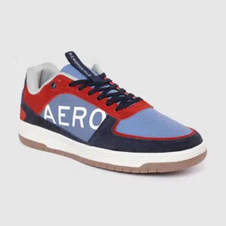 Aeropostale Men Perforated Detailing Colourblocked Sneakers-image-1