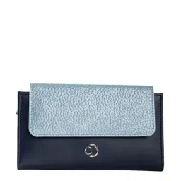 Caprese Amelia Black Faux Leather Solid Tri-Fold Wallet-image-26