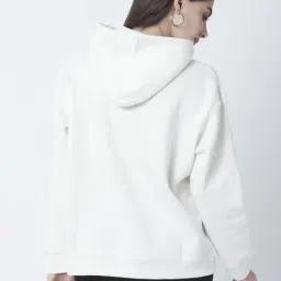 R&B White Cotton Sweatshirt image 2