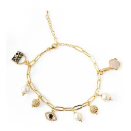 Curio Cottage Golden NOVA Charm Charms Bracelet image 2