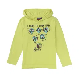 Gini & Jony Boys Yellow Cotton Printed T-Shirt-picture-31