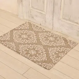 Ariana Beige Cotton Anti-Skid Bathmat (40 X 60 Cm)-picture-37