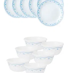 Corelle Livingware 12 Pc Basic, Mini, Starter Breakfast Set Katori - Morning Blue-picture-32