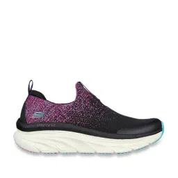 Skechers Women's D'LUX WALKER-WRAP PARTY Black Multi Casual Slip On Shoe-image-74