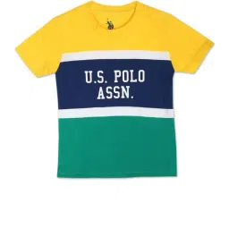 U.S. Polo Assn. Kids Multicolor Color Block T-Shirt-picture-38