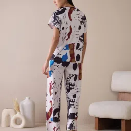 Sweet Dreams Women Printed Pyjama Set image 2