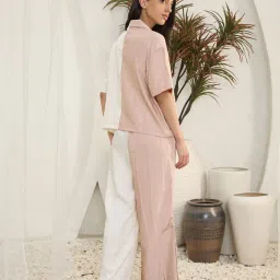Sweet Dreams Women Colorblock Pyjama Set image 2
