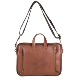 KOMPANERO Tan Leather Small Messenger Bag-picture-25