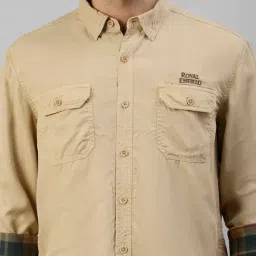Royal Enfield Brown Relaxed Fit Shirt image 4