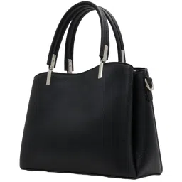Call It Spring Black Solid Handbag image 2