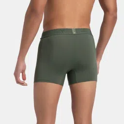 Jockey Life Green Microfibre Regular Fit Solid Trunks image 2