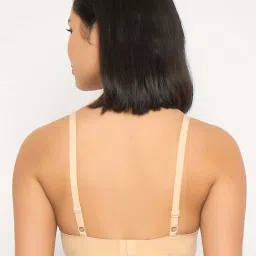 Clovia Beige Regular Fit Bra image 2