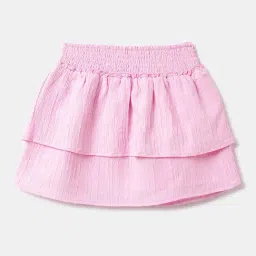 United Colors of Benetton Kids Pink Solid Skirt-picture-21
