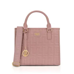 Lavie Luxe Dark Pink LX Quid 3c Md Satchel Handbag image 2