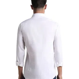 Simon Carter London White Striped Slim Fit Shirt image 2