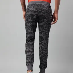 ALCIS Dark Grey Slim Fit Camo Print Sports Joggers image 2