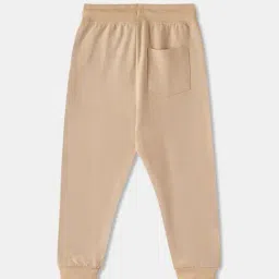 R&B Girls Beige Cotton Embroidery Joggers image 2