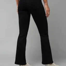 DOLCE CRUDO Black High Rise Stretchable Jeans image 2
