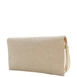 Aldo Golden Synthetic Envelope Clutch image 2