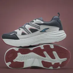 Asian Men's BOSS-27 Grey & Black Running Shoes-picture-12