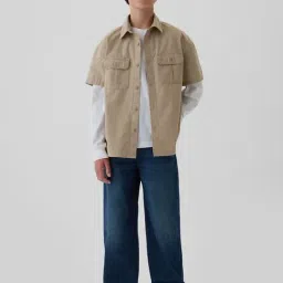 GAP Boys Blue Solid Jeans image 3