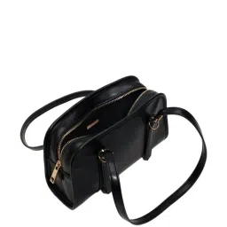 ALDO Black Solid Medium Shoulder Handbag image 3
