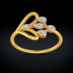 Joyalukkas 18k Gold Botanical Diamond Casual Ring for Women-picture-43