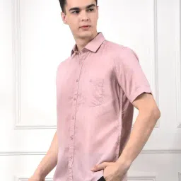 Crimsoune Club Peach Lyocell Regular Fit Shirt image 3