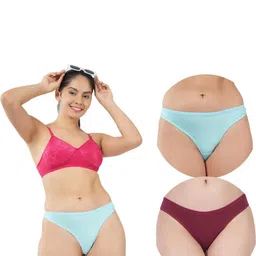 ORLIZEA Set Of 2 Cotton Blend Thongs-picture-15