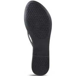 Shoetopia Women's Black Thong Sandals image 4