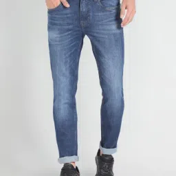 U.S. Polo Assn. Denim Co. Blue Cotton Slim Tapered Fit Jeans-picture-13