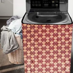 The Furnishing Tree Red PVC Washing Machine Cover-picture-41