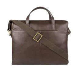 Hidesign Brown Leather Medium Messenger Bag-picture-10