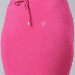 TWIN BIRDS Beige & Pink Plain Saree Shapewear - Pack Of 2 image 5