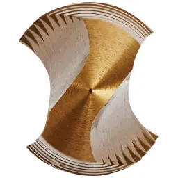 TOTEM 1.3/8 Inch HSS BSF TiN Gold Spiral Pointed Tap image 3