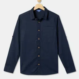 R&B Kids Navy Regular Fit Shirt-picture-38