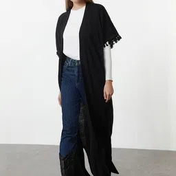 Trendyol Open Front Longline Shrug-picture-22